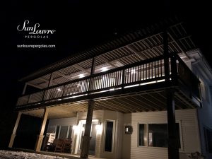 SunLouvre Pergola with adjustable louvers and four independent adjustable roof sections - image 2201