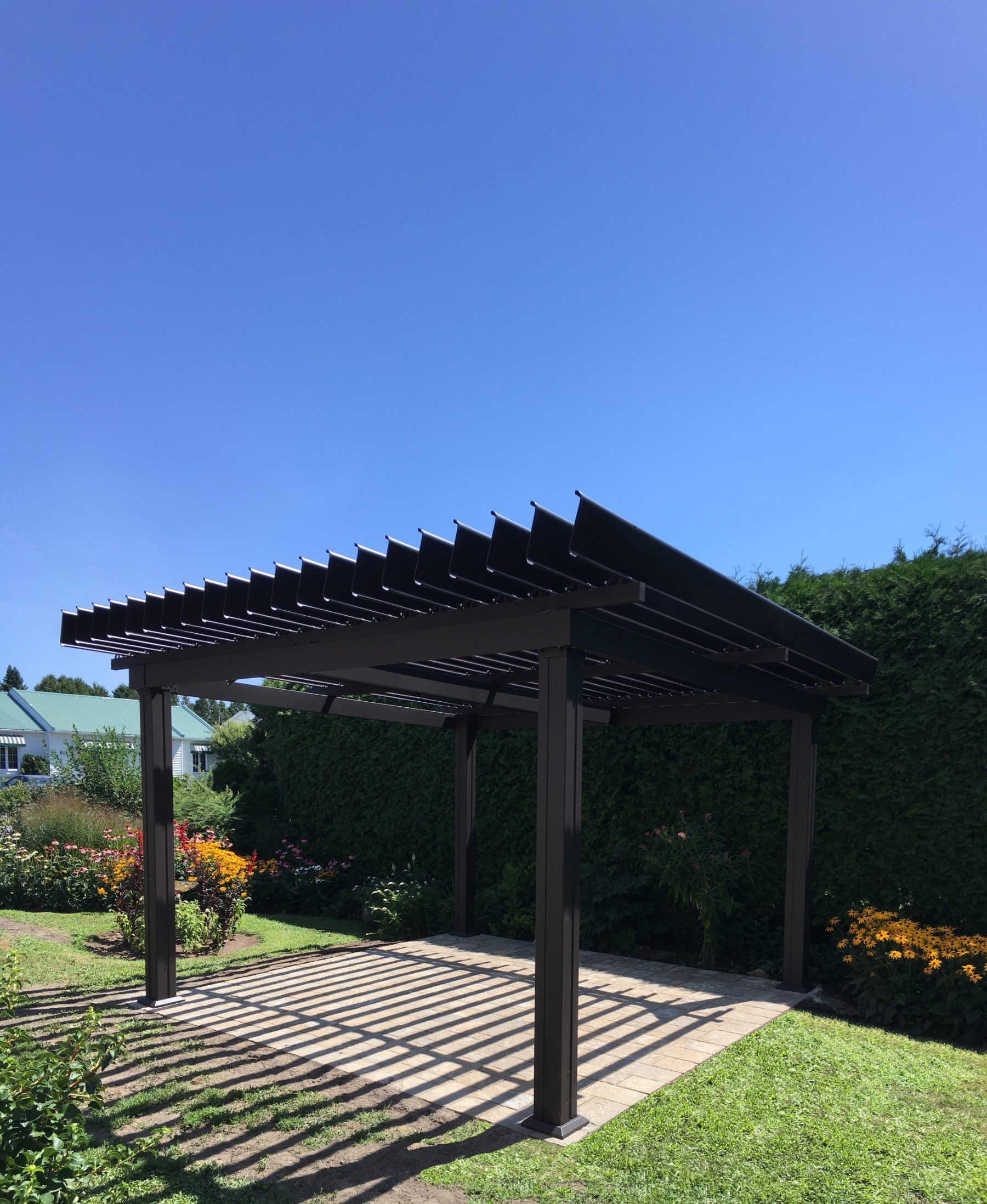 Classic Model installation, finished terrace