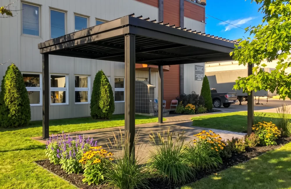 Amex Bois-Franc — pergola in Plessisville