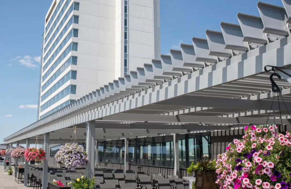 Centre des congrès de Saint-Hyacinthe — pergola à Saint-Hyacinthe