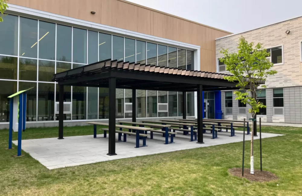 École de la Marconi — pergola in Drummondville