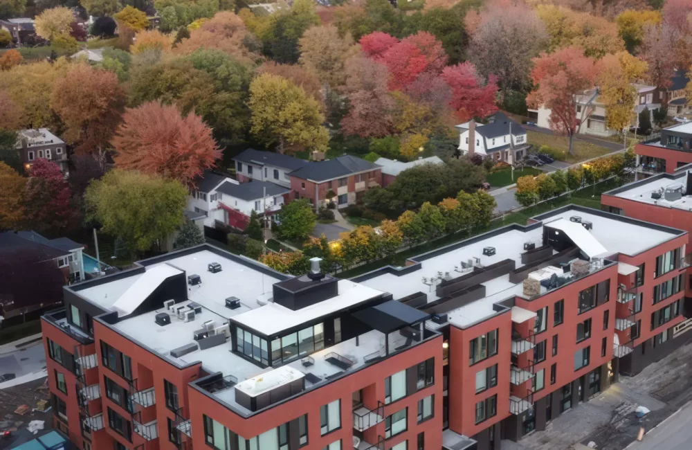 Condos Gardenville — pergola in Longueuil