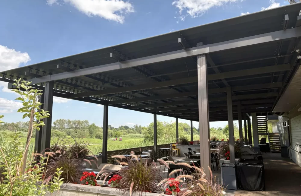 Golf de la Faune — pergola à Québec