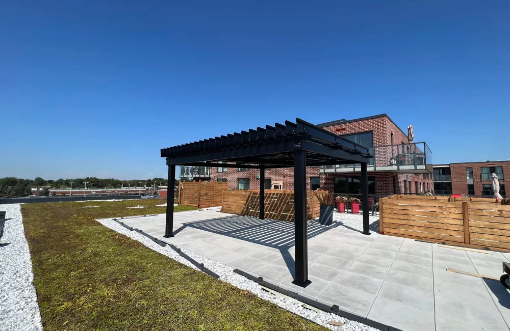 Jazz Condos — pergola à Saint-Bruno-de-Montarville