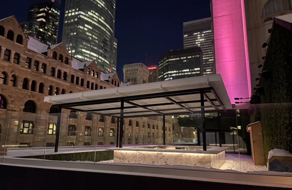 Marriott Château Champlain — pergola à Montréal
