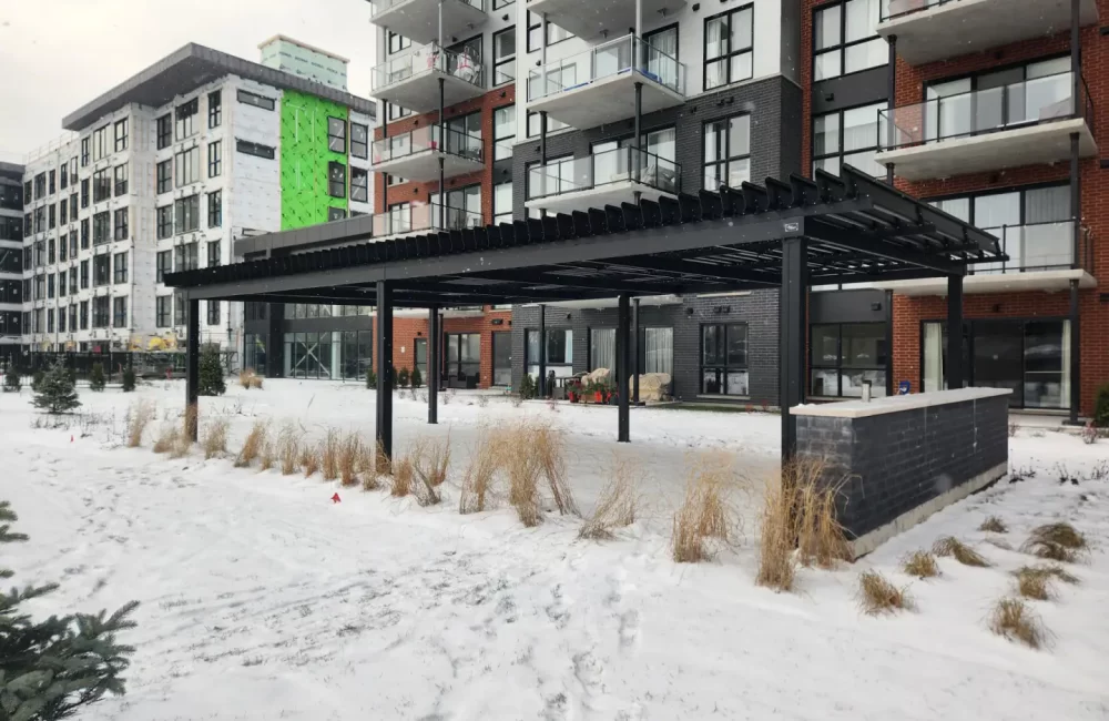 Projet Citiluxx — pergola in Saint-Hubert
