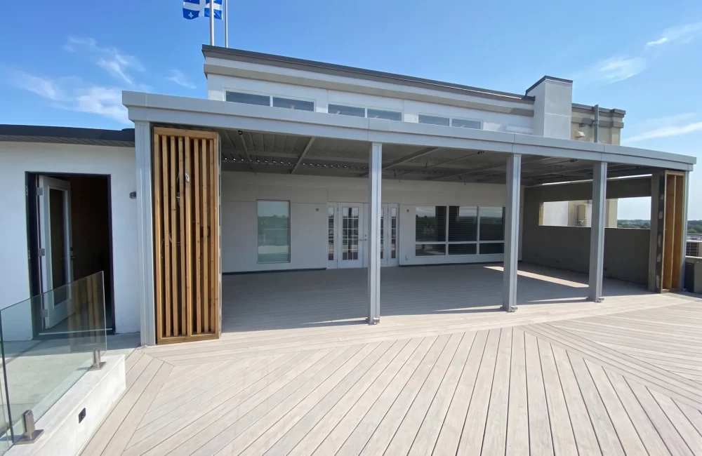 Racine & Chamberland — pergola à Montréal