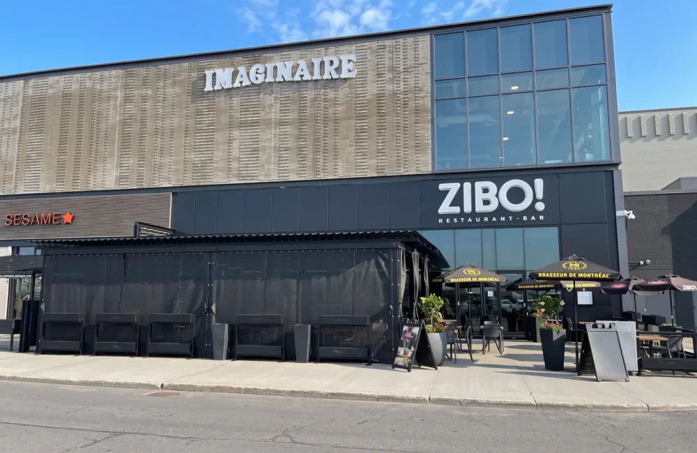 Restaurant Zibo! St-Bruno — pergola à Saint-Bruno-de-Montarville