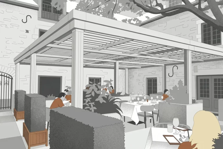 Pergola pour restaurant: un investissement qui rapporte dès la première saison